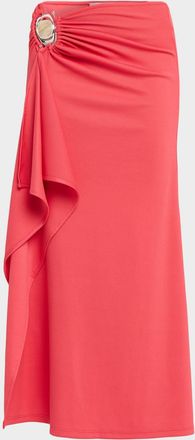 CHRISTOPHER ESBER Orica Asymmetric Embellished Maxi Skirt