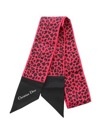 Dior 2010s Mitzah ribbon scarf - women - Silk - One Size - Pink