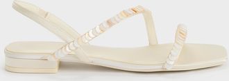Charles & Keith Briella Sequinned Strappy Sandals