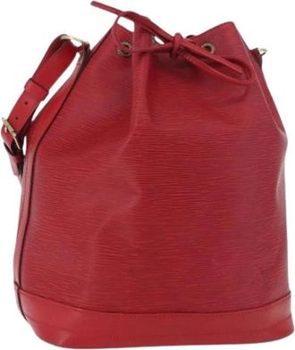 Louis Vuitton Pre-owned Noe Handtas - Dames - Vintage Tas - Rood - ONE Size - Leer - Vintage