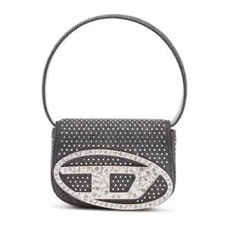 Diesel Handbags, female, Black, Size: ONE SIZE 1DR Shoulder Bag