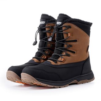 Icepeak Winterboots ICEPEAK ALMONT MS, Damen, Gr. 36, amber, Synthetik, Textil, Schuhe Winterboots, Winterschuhe, Winterstiefel, Snowboots, gef&uuml;ttert & wasser
