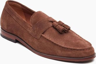 base Mens Flint Mens Tassle Loafers - Brown - Size: 11