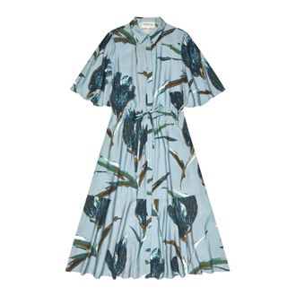 Munthe Overhemdjurk - Dames - Shirt Kleedjes - Blauw - L - Kleedjes