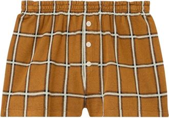 Guest In Residence Short Shorts - Dames - Bermuda - Bruin - L - Linnen - Korte Broeken
