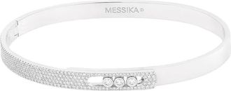 Messika Move Noa Semi-Pave Bangle SM, Size M