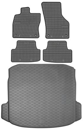 OEM Juego De Alfombrillas De Goma Para Coche Y Alfombrilla Para Maletero Para Audi A3 Iii 8v Sed&aacute;n (2012-2020)