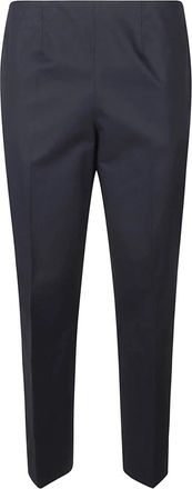 Ql2 Quelledue QL2 Broeken - Dames - Slim Fit Broeken - Blauw - L - Katoen - Broeken