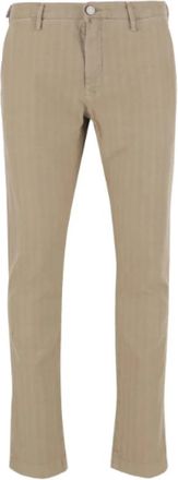 Jacob Cohen Beige Jeans - Heren - Slim Fit Jeans - Beige - W35 - Jeans