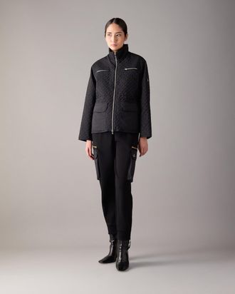 Moose Knuckles Womens Lakeshore Monogram Jacket