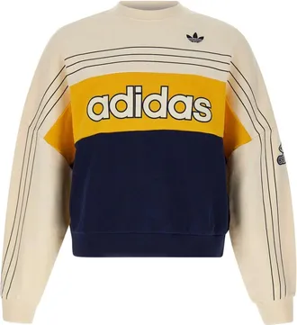 adidas Fitness, Heren, Veelkleurig, XS, Katoen, Varsity Crew