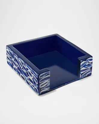 LaDorada Blue Almendro Cocktail Napkin Holder