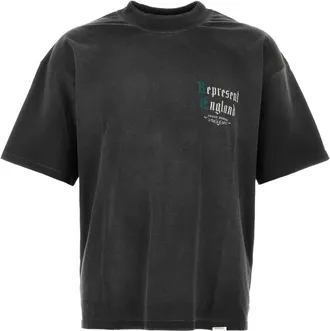 Represent Logo-print Dropped-shoulder T-shirt