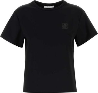 Max Mara Black Logo Crew Neck T-Shirt
