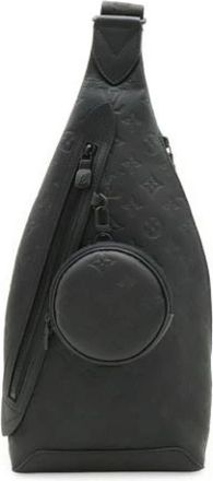 Louis Vuitton Pre-owned Vintage Shoulder Sling Bag - Dames - Vintage Schoudertas - Zwart - ONE Size - Leer - Vintage