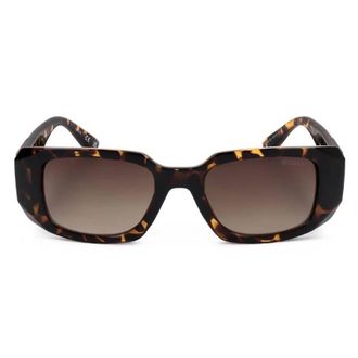 Guess Brown Gradient Rectangular Ladies Sunglasses GF6192 52F 50