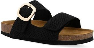 Naot Miami Slide Sandal in Black Knit at Nordstrom, Size 10Us