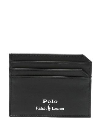 Polo Ralph Lauren Leren pasjeshouder - Zwart