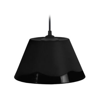 Tosel L&aacute;mpara colgante el plastico negro