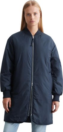 Marc O'Polo Denim Kurzmantel MARC OPOLO DENIM, Damen, Gr. M, blau (marine), Web, Obermaterial: 100% Polyamid. Futter: 100% Polyester. Wattierung: 100% Polyester (REPREV