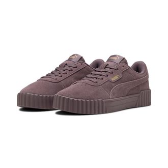 Puma Sneaker PUMA CARINA 3.0 SD, Damen, Gr. 40,5, gold (raisin, puma gold), unifarben, Schuhe Sneaker