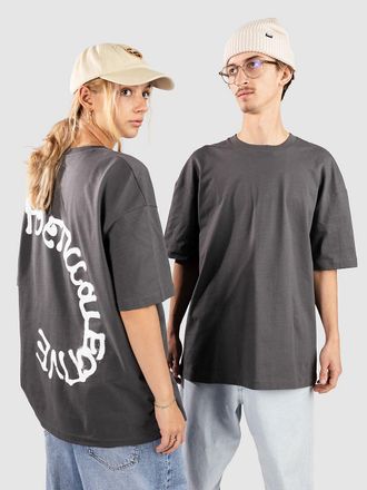 Poetic Collective Spray Text T-Shirt grau