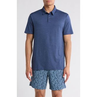 Zella Energy Polo in Navy Eclipse at Nordstrom Rack, Size Small