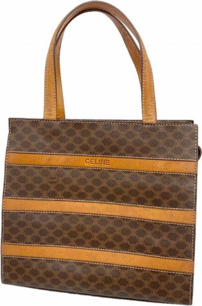 Celine Brown Pvc Tote Bag (Pre-Owned)