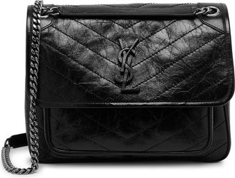 Saint Laurent Niki Medium Leather Shoulder bag - Black - One Size