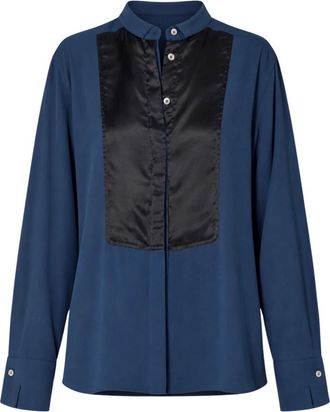 Liviana Conti Camicia Elegante Contemporanea - - Blouses & Shirts - Donna - Blu - XL