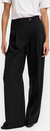 La Redoute Collections Wijde broek met plooien en hoge taille