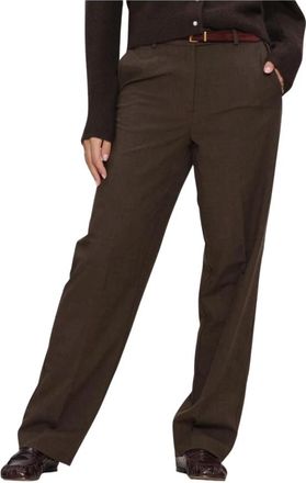 Selected Slwrelaxed Signe Mw Pant - Dames - Broeken - Bruin - Maat: XS Viscose