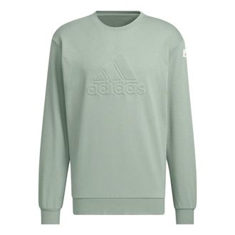 adidas St Graphic Warm Crew Asia Sizing Olive Green IK2796