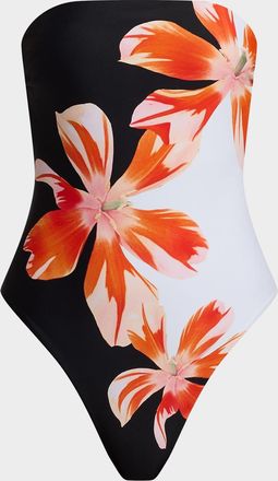 Milly Tropical Flame One-Piece Swimsuit