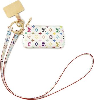 Louis Vuitton Blanc Multi-Color Monogram Multicolore Pouch (Pre-Owned)