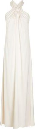 8 by YOOX HALTER MAXI DRESS