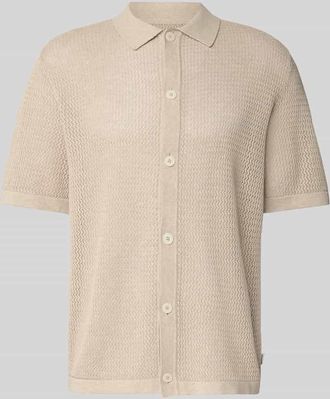 Jack & Jones Freizeithemd mit Knopfleiste Modell AARTO in Offwhite, Gr&ouml;&szlig;e XXL