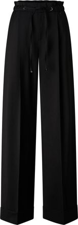 Bogner Elfy virgin wool pleated trousers for women - Black - 34
