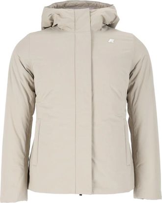 K-Way Lil Twill Soft Beaver Corto - Jackets - Mujer - Beige - XS