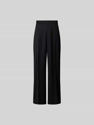 Filippa K Wide Fit Stoffhose aus Woll-Mix in Black, Gr&ouml;&szlig;e 50