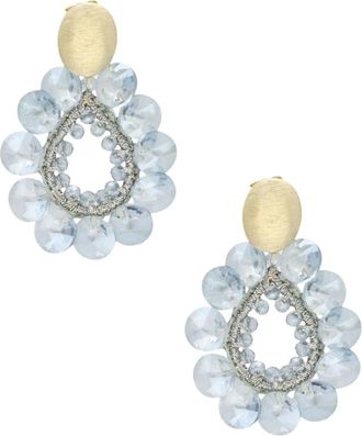 Lott. Gioielli Lott. Gioielli, Accessoires, Dames, Veelkleurig, ONE Size, Wol, Blauwe Flower Drop Sieraden