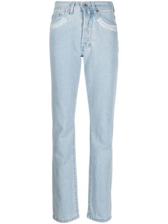 032c Womens Patchwork Organic Cotton Jeans