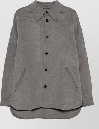 Acne Studios cashmere blend single breasted coat