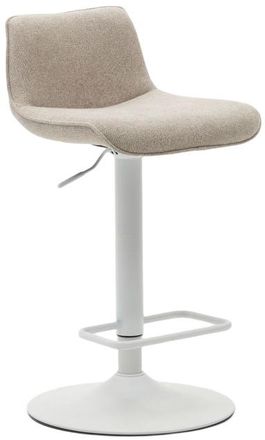 K Home Drehbarer und h&ouml;henverstellbarer Barhocker Zendo - Beige