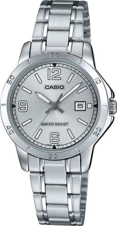 Casio Womens Silver Dial Stainless Steel Analog Watch - LTP-V004D-7B2UDF
