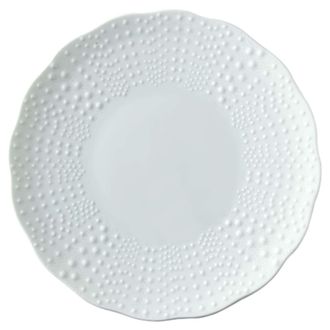Medard De Noblat Plato de presentaci&oacute;n (x3) Porcelana de Limoges Blanco