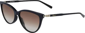 Ferragamo Brown Gradient Cat Eye Ladies Sunglasses SF2870SCP 433 55