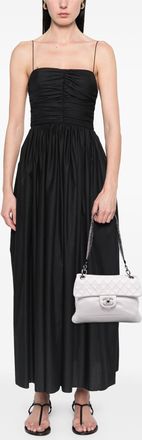 Chanel Pre-owned Womens Quilted Shoulder Bag - White Leather - One Size