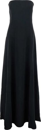 Solace London Helena Long Dress - Dames - Maxi kleedjes - Zwart - M - Polyester - Kleedjes