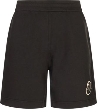 Moncler Heren, Korte broeken, Zwart, Maat: S Jersey